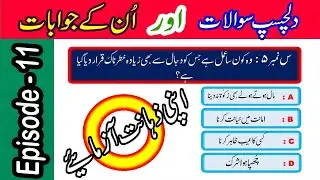Islamic Sawalat In Urdu | Islamic Urdu Questions & Answers | Amazing Knowledge  @TechCity115