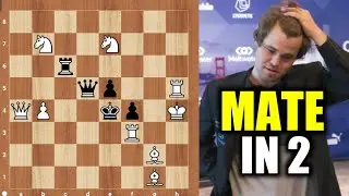 Magnus SOLVES the hardest mate in 2  