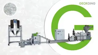 3IN1 Two Stages Spaghetti Cutting Recycling Machine GD-85F-2SP | PP film | GEORDING