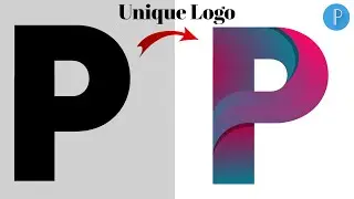 How To Create Unique Logo ||  Pixellab Tutorial