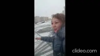 У НАС СЕГОДНЯ СНЕГ