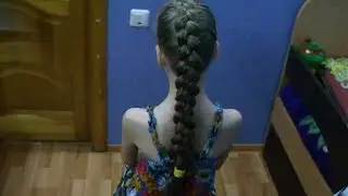 Коса Колосок наоборот