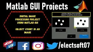 Object count in an image using matlab GUI | Digital Image Processing Project 