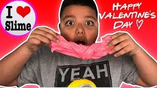 Valentine's slime !!! diy slime you  can eat, Roblox slime, sponge slime