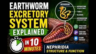 Excretory or Nephridial System of Earthworm