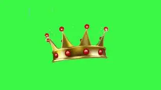 King crown green screen