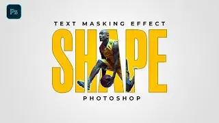 How to Create Text Masking Effect in Photoshop | Photoshop Text Effect Tutorial