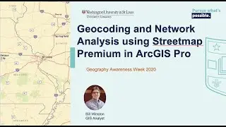 GAW 2020: Geocoding and Network Analysis with ESRI's Streetmap Premium and ArcGIS Pro