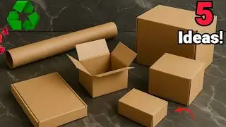 Trash to Treasure 😱💸5 modern decoration Ideas With bare Hands!