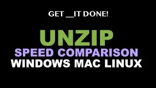 Zip Speed Comparison on Windows, Mac & Linux. Who Wins?