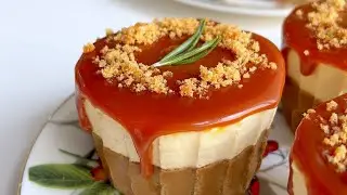 Caramel Double Cheesecake