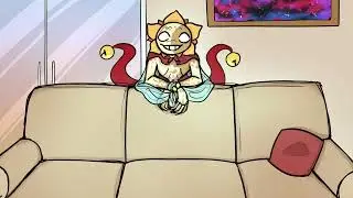 Sun Watching TV | Demon AU