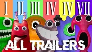 Garten of Banban ALL TRAILERS - Evolution of Garten of Banban (1,2,3,4,6 & 7) & MOBILE TRAILERS 2023