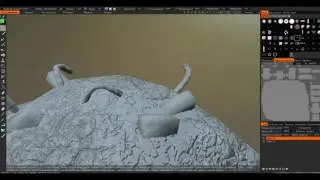 (Time lapse) modeling midden for Unity 3d (3ds max and 3d coat)