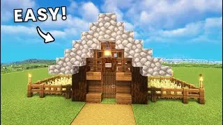 Simple Starter House for Survival Minecraft!