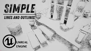 Stylized lines and outlines - Unreal Material
