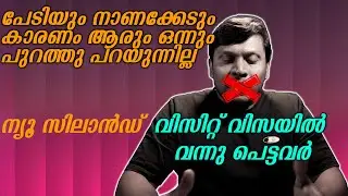 വിസിറ്റ് വിസയിൽ വന്നു പെട്ടവർ | Malayalam Vlog | Mallu In New Zealand | NZ visa information | Fee