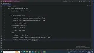 Solving Quadratic Equations with Python: Easy & Quick!