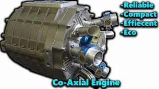 The Co-Axial engine, an interesting take on the internal combustion engine.