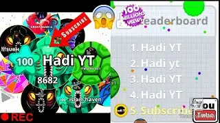BEST VEDIO FROM HADI AGARIO MOBILE(AGARIO)