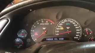 How to Reset Oil Life in a Corvette (C5 1997-2004)