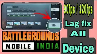 How To Enable 90fps Config In Battleground Mobile India Permanent In Any Android phone | 