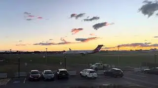 Airplanes at Sydney Airport- Sunset Time. #airplanes #australia #travellife