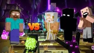 Hero brine vs entity and notch fight