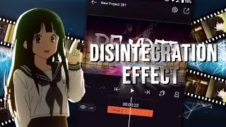 Tutorial Disintegration Effect Picsart
