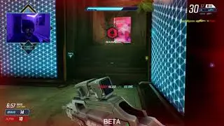 Insane portal play on Splitgate w/ reaction