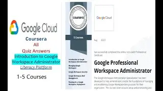 Introduction to Google workspace Administration, All Quiz Answers 