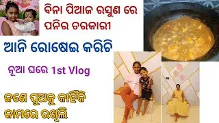 Daily Vlog // Paneer Curry //Bina Piaja Rasuna Paneer Tarkari @annieeansh @MuOdiaOriginal