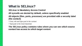 TUT90088 Managing SELinux in SUSE Linux Enterprise Server 12