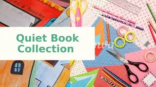 My Quiet Book Collection Through Years Of Making! Paper Handmade Quiet Book Collection #quietbook
