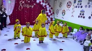 Балапан биі кіші топ, чип-чип чужаләрім😀 8 наурыз утренник, ертеңгілік  балабақша