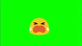 ✔️GREEN SCREEN EFFECTS: crying emoji - sad animation
