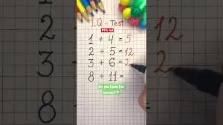You are a Genius if You can Solve this Test🧠Write the answer👉#shorts #iq #challenge #fyp #riddles