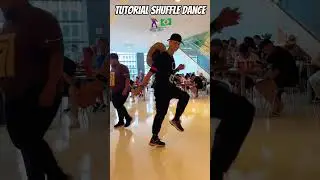 TUTORIAL SHUFFLE DANCE 👟🔥🇧🇷 #shuffledance #shuffle #shuffledancemusic #tutorial