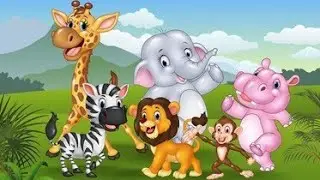 Beautiful Farm Animals And Wild Animals Sound,Cow, Dung, Cet, Horses, Elephants, part 4