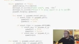 Pygame Python Game Development Tutorial   31   Game Over Screen