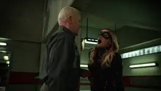 Damien Darhk Stabs Laurel || Arrow 4x18 Blu-ray 1080p