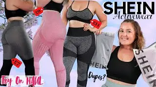 SHEIN ACTIVEWEAR TRY ON HAUL | Honest REVIEW | Dupes?
