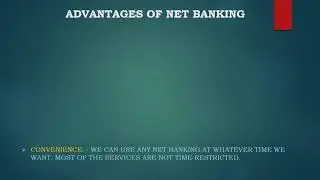 CLASS 12TH, UNIT - 7, e-Class 7.5, TOPIC - NET BANKING
