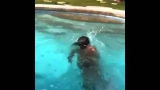 Kira in deep water..