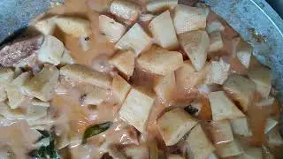 Ginataang Ubod ng Niyog with sardines😍 