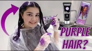 Dying My Hair Purple | Grace's Room