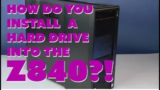 HP Z840 Hard Drive Installation