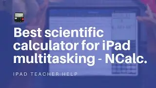 “Casio FX calculator on your iPad?” - NCalc, the best scientific calculator for iPad multitasking.