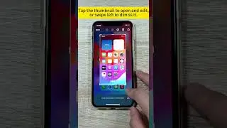 Screenshot iOS 17 | How to take screenshot on iPhone  #iphone #ios17