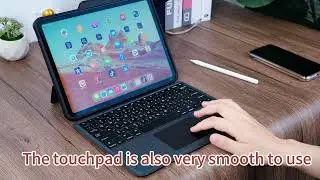Transform your iPad experience with our Magnetic Detachable Bluetooth Keyboard Case! 🚀